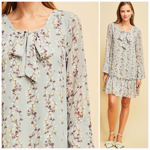 Ellie Wildflowers in Bloom Drop Waist Dress - Picture 2 of 7